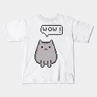 Chic Pixel Critters Cats Kids T-Shirt